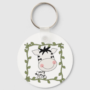 Baby Zebra T-shirts and Gifts Key Ring