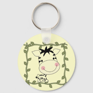Baby Zebra T-shirts and Gifts Key Ring