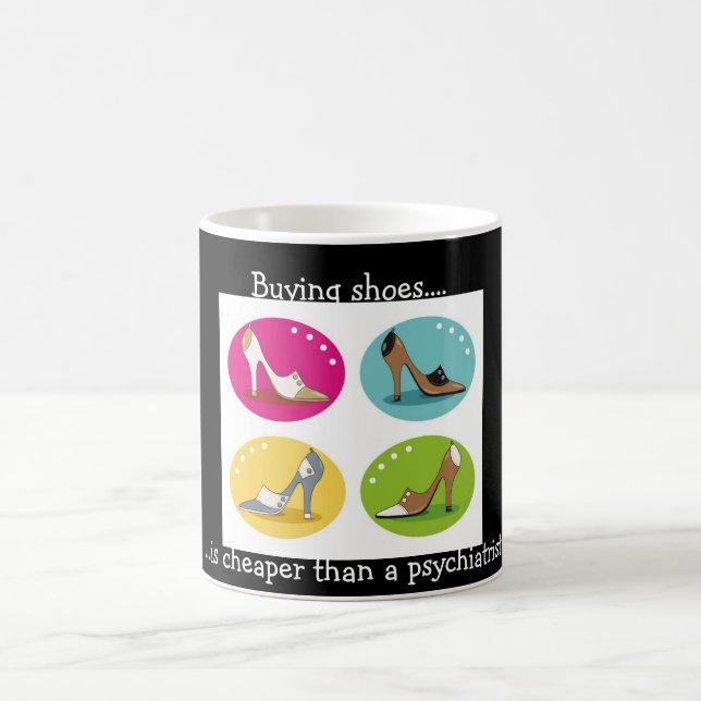 Babyboomer Divas Love Shoes Mug (Center)