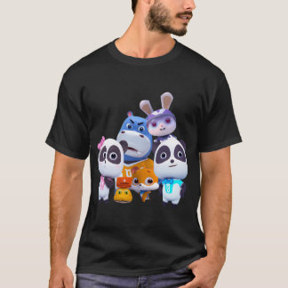 Babybus, Super Rescue Team Kiki And Miumiu Panda   T-Shirt