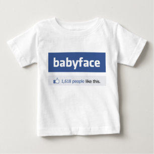 babyface funny social networking parody baby T-Shirt