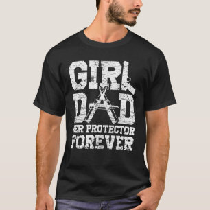 Babygirls Dad Her Solder Forever Proud Girl Father T-Shirt