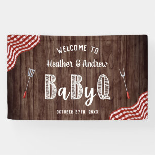Babyq Backyard BBQ Picnic Baby Shower Banner
