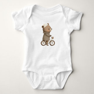 Babyromper, baby-born, biking bone baby bodysuit