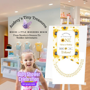 Baby's 1st Birthday - Our Little Sunflower  Bunting