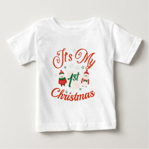 Baby's 1st Christmas  Baby T-Shirt