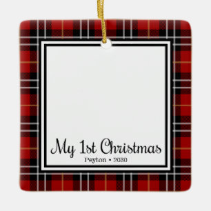 Baby's 1st Christmas Ceramic Ornament