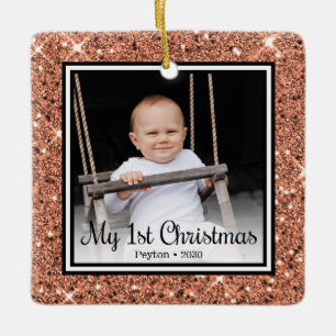 Baby's 1st Christmas Ceramic Ornament