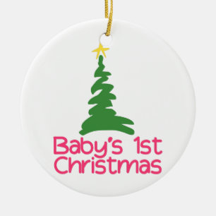Babys 1st Christmas Ceramic Tree Decoration