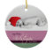Baby's 1st Christmas Custom Ornament (plum)