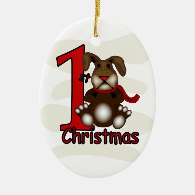 Baby's 1st Christmas Ornament (Front)