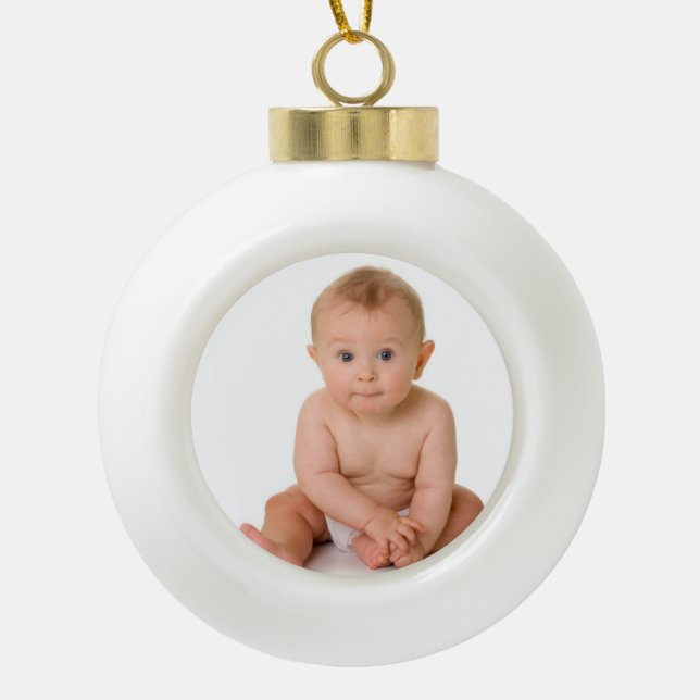 Baby's 1st Christmas Ornament (Front)