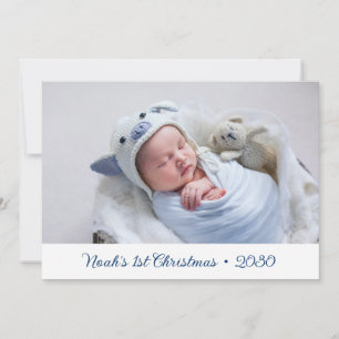 Baby's 1st Christmas Photo Holiday Card
