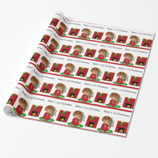 Baby's 1st Christmas Wrapping Paper