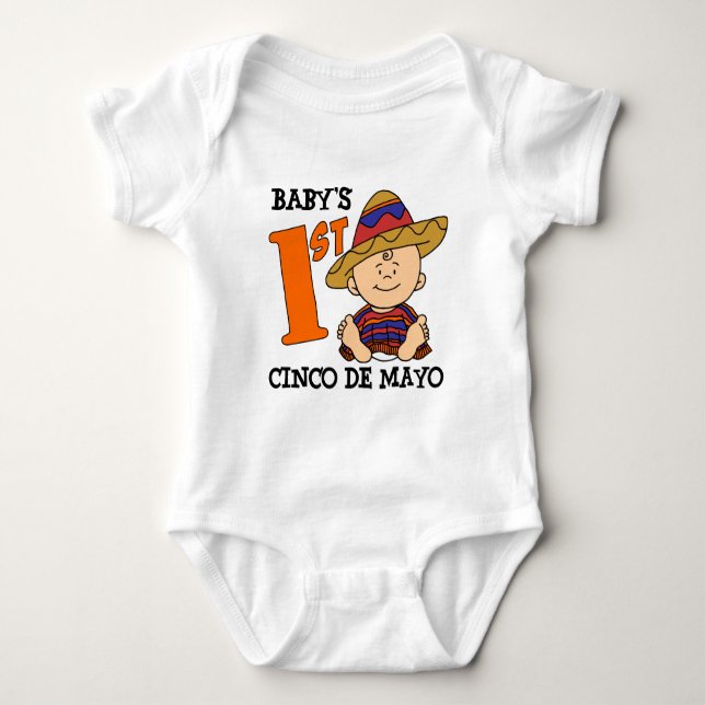 Baby's 1st Cinco De Mayo Baby Bodysuit (Front)