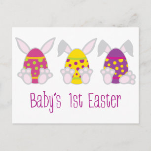 Babys 1st Easter Postcard