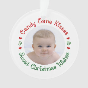 Baby's 1st First Christmas Photo Gift Ornament