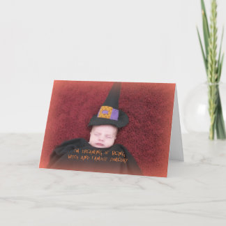 Baby's 1st Halloween Greeting Card