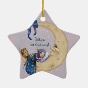 Baby's 1st Holiday Moon Ornament