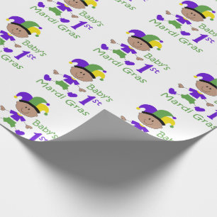 Baby's 1st Mardi Gras Wrapping Paper