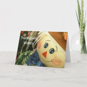 ***BABY'S 1st THANKSGIVING*** Holiday Card