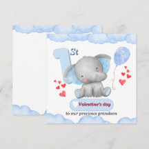 Baby's 1st Valentine's Day Card for Boy