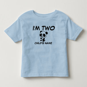 BABY'S 2ND BIRTHDAY (AGE TWO) Personalised Toddler T-Shirt
