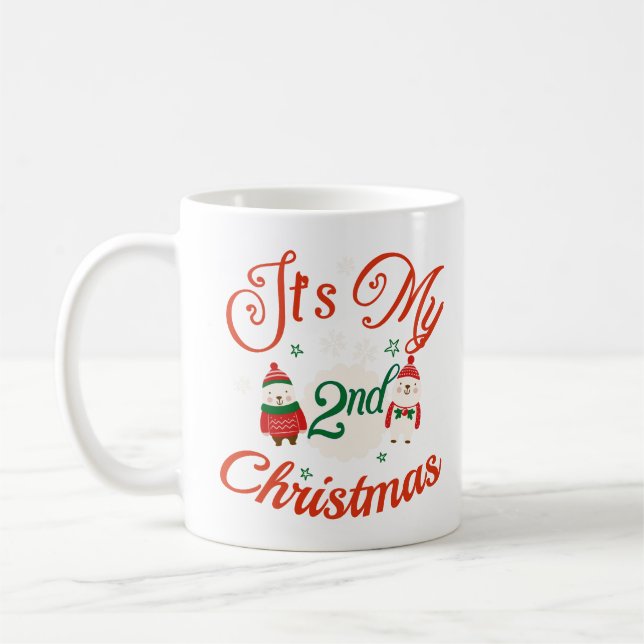 Baby's 2nd Christmas Baby Coffee Mug (Left)