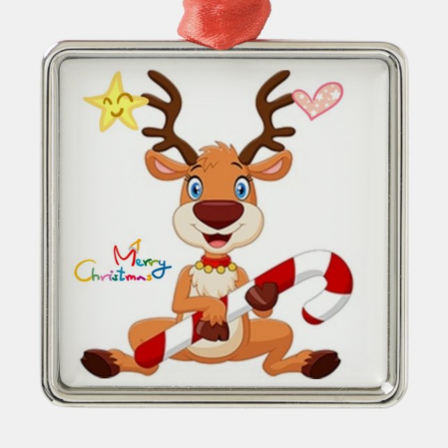 ***BABY'S BABY REINDEER*** CHRISTMAS ORNAMENT (Front)