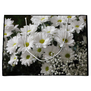 Baby's Breath & Daisies Large Gift Bag