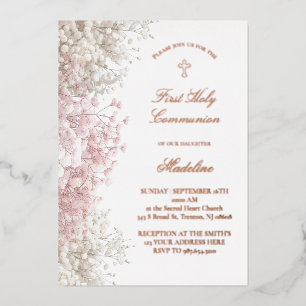 Baby's Breath flowers First Communion
