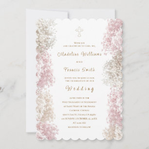 Baby's Breath flowers   Wedding Invitation