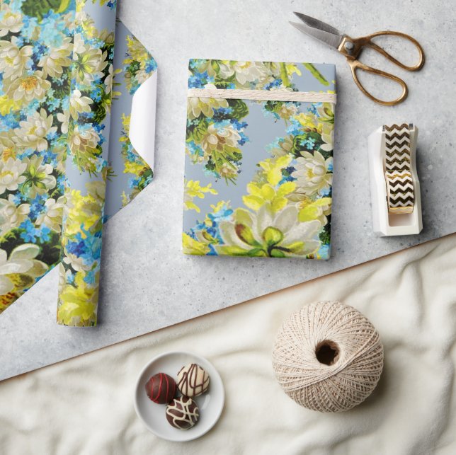 Baby's Breath gift paper and (Crafts)