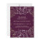 baby's breath gold and plum save the date