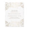 baby's breath gold foil effect save the date