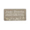 baby's breath gold foil wedding