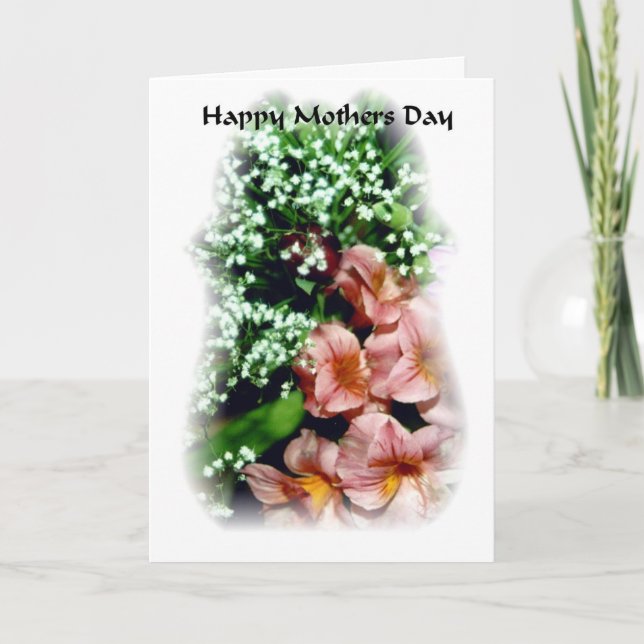 Baby's Breath Mothers Day Card (Front)