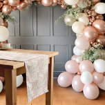 Babys Breath Pearls & Prosecco Blush Bridal Shower Medium Table Runner<br><div class="desc">This gorgeous baby’s breath and blush table runner is the perfect table accessory for your Pearls & Prosecco theme, garden party, or tea party bridal shower. Dress up your dessert table, or add one to each table setting. Be sure to check out the rest of EmmyINK’s Pearls & Prosecco collection...</div>