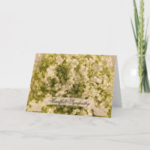 Baby's Breath Sympathy Card