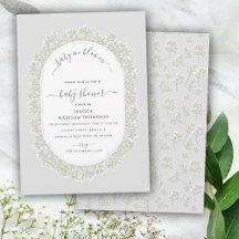 Baby's Breath Watercolor Gypsophila Baby Shower