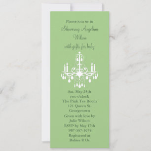 Baby's Chandelier Invitation
