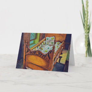 Baby's crib card