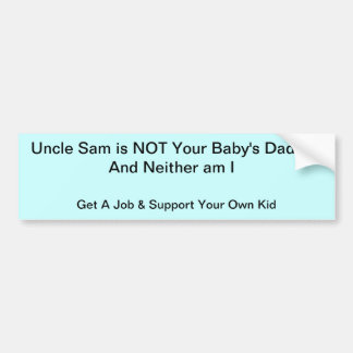 Baby's Daddy Bumper Sticker
