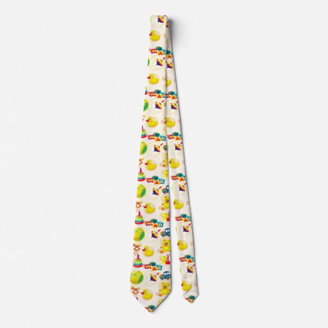 baby's favourite toys tie (Front)