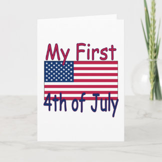 Baby's First 4th of July	Greeting Card
