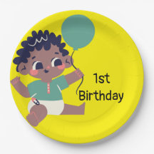 Baby's First Birthday (African-American) Tableware