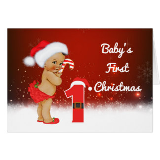 Baby First Christmas Greeting Cards  Zazzle.co.uk