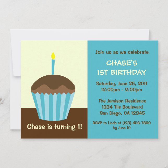 Baby's First Birthday Invitation (Front)