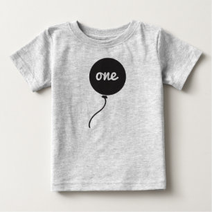 Baby's First Birthday Shirt   Grey