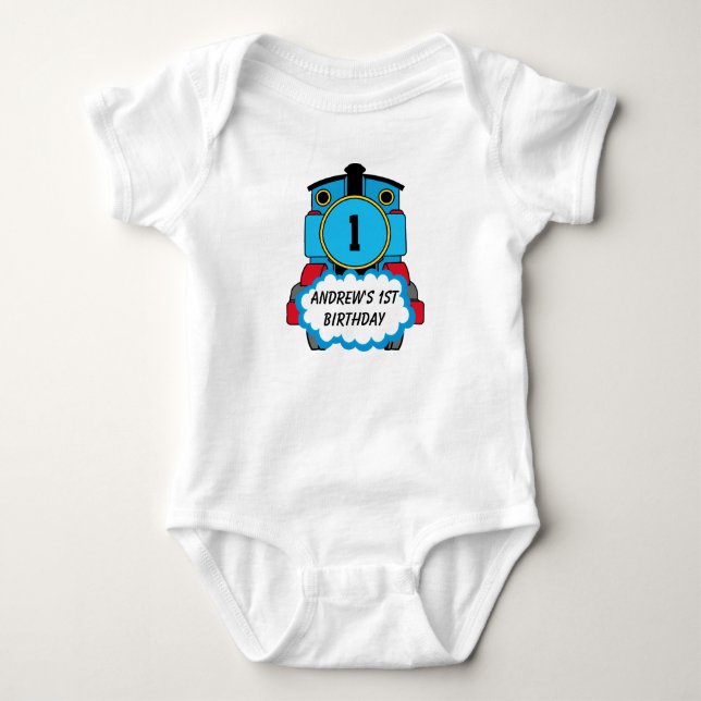 Baby's first Birthday Train Shirt 12 months (Front)